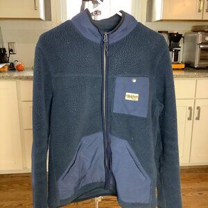 Howler Bros Chisos Fleece Jacket Sherpa Medium Nightshade Blue